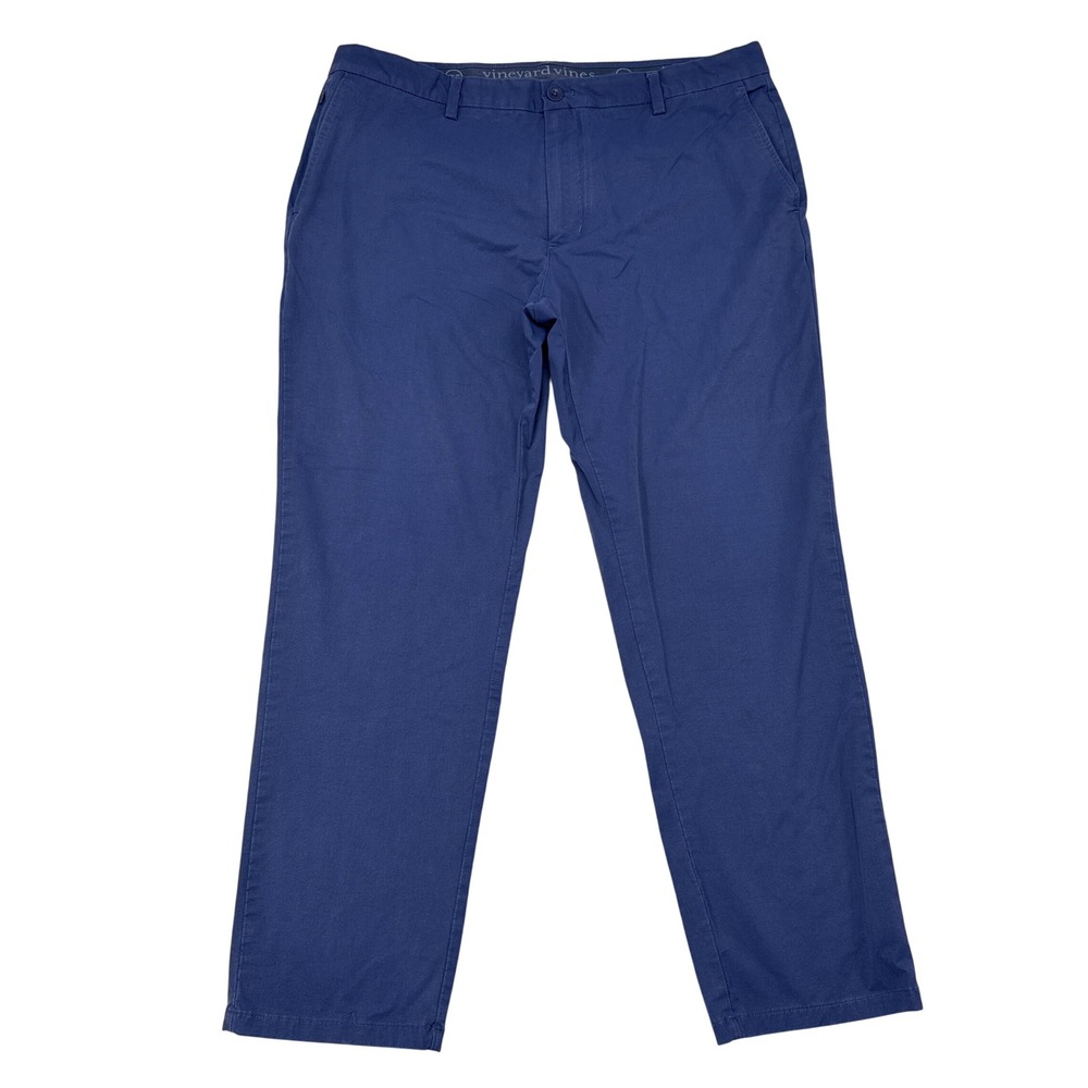 Vineyard Vines Pants Mens Size 38 x 30 Navy Blue OTG On The Go Casual Golf